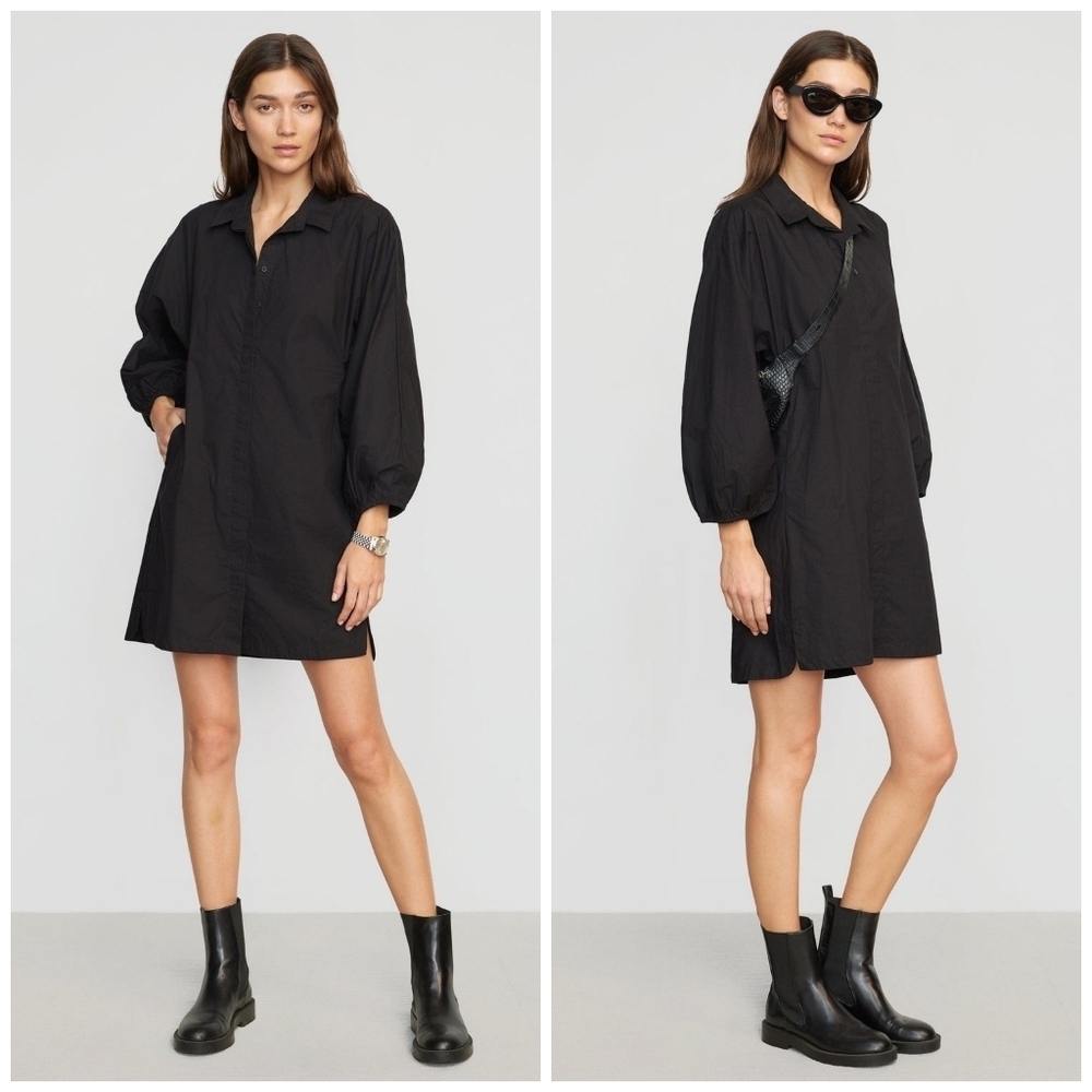 Modern Citizen Clara Open-Back Button Down Dress - image 2